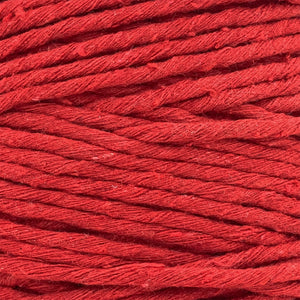 Hilaza Algodón 3mm Makrama 1kg Rojo Intenso