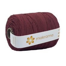 Cargar imagen en el visor de la galería, Cuerda Algodón 2mm Makrama 1kg Rojo Grosella

