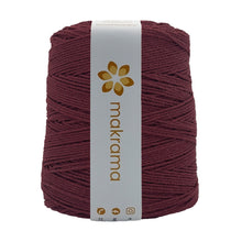 Cargar imagen en el visor de la galería, Cuerda Algodón 2mm Makrama 1kg Rojo Grosella
