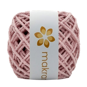 Cuerda Algodón Mini 2mm Makrama 150gr Rosa Claro