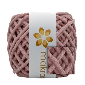 Hilaza Algodón Mini 3mm Makrama 150gr Rosa Claro