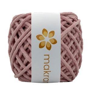 Hilaza Algodón Mini 3mm Makrama 150gr Rosa Claro