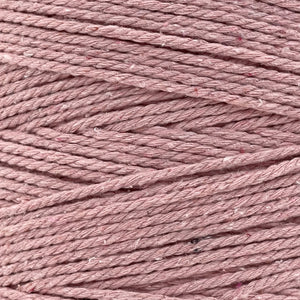Cuerda Algodón 2mm Makrama 1kg Rosa Claro