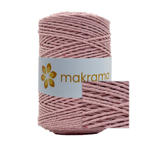 Cuerda Algodón 2mm Makrama 500gr Rosa Claro