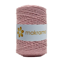 Cargar imagen en el visor de la galería, Cuerda Algodón 2mm Makrama 500gr Rosa Claro
