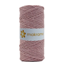 Cargar imagen en el visor de la galería, Cuerda Algodón 2mm Makrama 100m Rosa Claro
