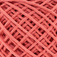 Cargar imagen en el visor de la galería, Hilaza Algodón 4mm Makrama 500gr Rosa Coral Intenso
