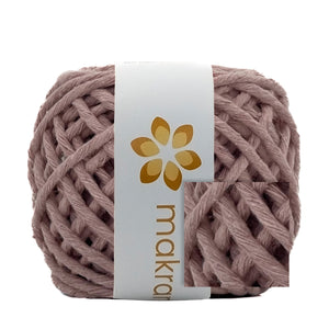 Hilaza Algodón Mini 3mm Makrama 150gr Rosa Crepe