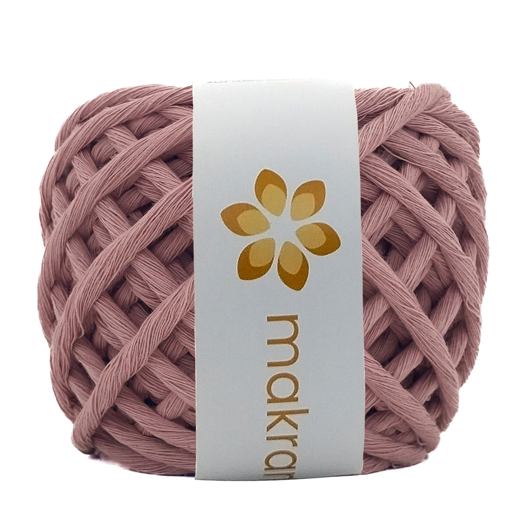 Hilaza Algodón Mini 4mm Makrama 150gr Rosa Crepe