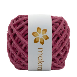 Hilaza Algodón Mini 3mm Makrama 150gr Rosa Floral