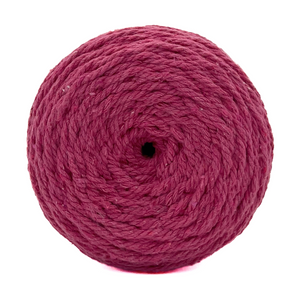 Cuerda Algodón 2mm Makrama 500gr Rosa Fucsia