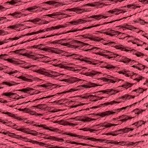 Cuerda Algodón 2mm Makrama 500gr Rosa Fucsia