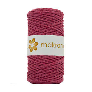 Cuerda Algodón 2mm Makrama 100m Rosa Fucsia