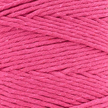 Cargar imagen en el visor de la galería, Hilaza Algodón 3mm Makrama 1kg Rosa Fucsia
