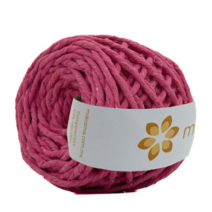 Hilaza Algodón Mini 3mm Makrama 150gr Rosa Fucsia