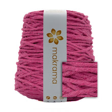 Cargar imagen en el visor de la galería, Hilaza Algodón 4mm Makrama 1kg Rosa Fucsia
