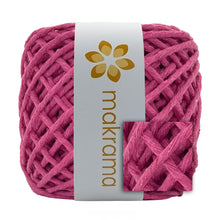 Cargar imagen en el visor de la galería, Hilaza Algodón 4mm Makrama 500gr Rosa Fucsia
