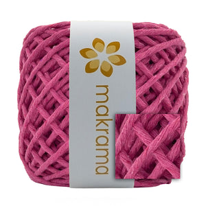 Hilaza Algodón 4mm Makrama 500gr Rosa Fucsia