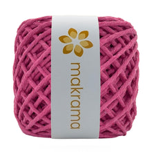 Cargar imagen en el visor de la galería, Hilaza Algodón 4mm Makrama 500gr Rosa Fucsia
