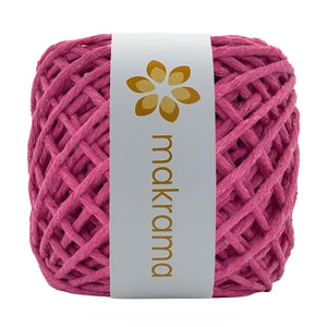 Hilaza Algodón 4mm Makrama 500gr Rosa Fucsia