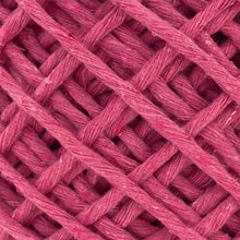 Cargar imagen en el visor de la galería, Hilaza Algodón 4mm Makrama 500gr Rosa Fucsia
