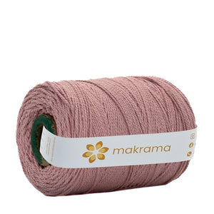 Cuerda Algodón 2mm Makrama 1kg Rosa