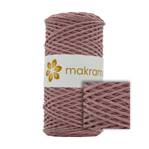 Cuerda Algodón 2mm Makrama 100m Rosa