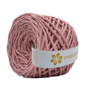 Hilaza Algodón 4mm Makrama 500gr Rosa