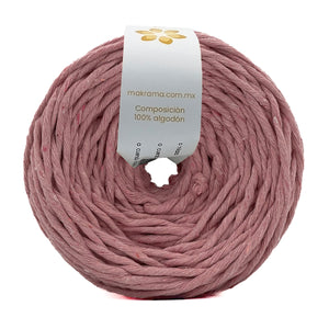 Hilaza Algodón 4mm Makrama 500gr Rosa