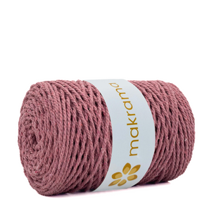 Cuerda Algodón 2mm Makrama 500gr Rosa Magenta