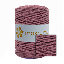 Cargar imagen en el visor de la galería, Cuerda Algodón 2mm Makrama 500gr Rosa Magenta
