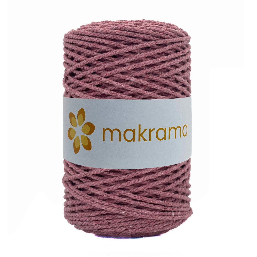 Cuerda Algodón 2mm Makrama 500gr Rosa Magenta