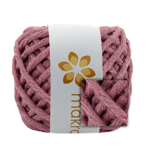 Hilaza Algodón Mini 3mm Makrama 150gr Rosa Magenta