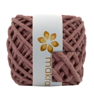 Hilaza Algodón Mini 3mm Makrama 150gr Rosa Malva