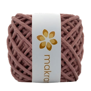 Hilaza Algodón Mini 3mm Makrama 150gr Rosa Malva