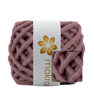 Hilaza Algodón Mini 4mm Makrama 150gr Rosa Pálido