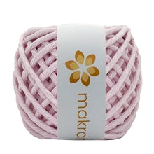 Cargar imagen en el visor de la galería, Hilaza Algodón Mini 4mm Makrama 150gr Rosa Pastel
