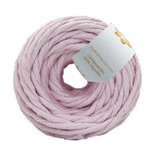 Cargar imagen en el visor de la galería, Hilaza Algodón Mini 4mm Makrama 150gr Rosa Pastel
