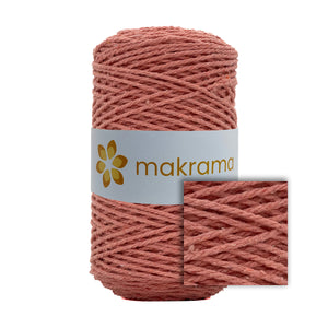 Cuerda Algodón 2mm Makrama 500gr Rosa Salmón