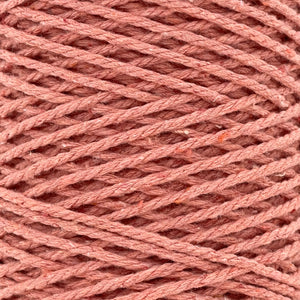 Cuerda Algodón 2mm Makrama 500gr Rosa Salmón