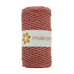 Cuerda Algodón 2mm Makrama 100m Rosa Salmón