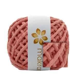 Hilaza Algodón Mini 3mm Makrama 150gr Rosa Salmón