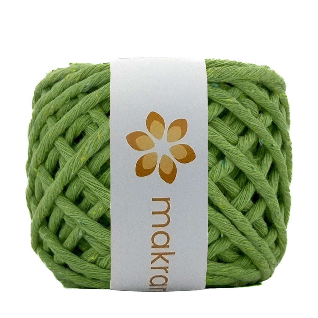 Hilaza Algodón Mini 3mm Makrama 150gr Verde Lima