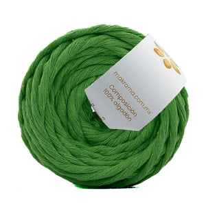 Hilaza Algodón Mini 4mm Makrama 150gr Verde Limon