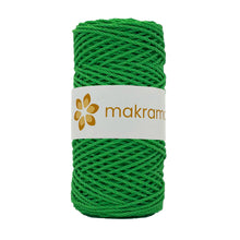 Cargar imagen en el visor de la galería, Cuerda Algodón 2mm Makrama 100m Verde Limón
