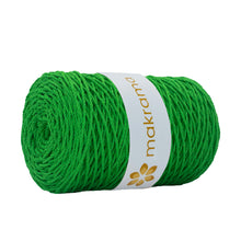 Cargar imagen en el visor de la galería, Cuerda Algodón 2mm Makrama 500gr Verde Limón

