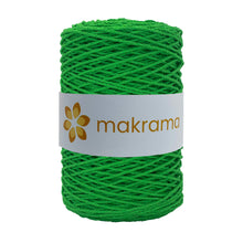 Cargar imagen en el visor de la galería, Cuerda Algodón 2mm Makrama 500gr Verde Limón
