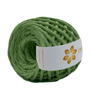 Hilaza Algodón Mini 4mm Makrama 150gr Verde Manzana