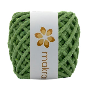 Hilaza Algodón Mini 4mm Makrama 150gr Verde Manzana