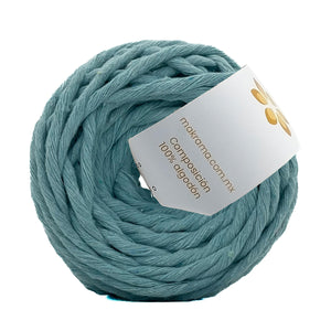 Hilaza Algodón Mini 4mm Makrama 150gr Verde Menta